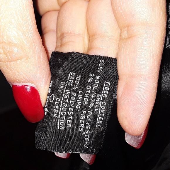 Wool blend pea coat size small - Picture 2 of 6